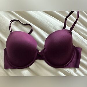 Victorias Secret Lined Demi Purple Bra, 36D